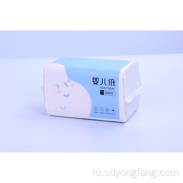 Санитарная бумага для лица Baby Tissue с ​​красивой синей упаковкой